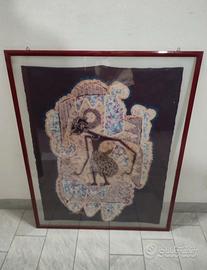 Quadro batik indonesiano 