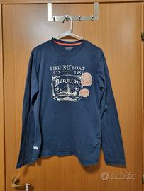 T-shirt Benetton maniche lunghe taglia L