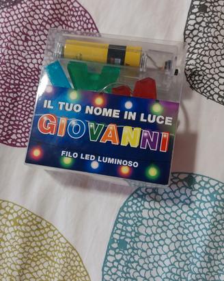 Scritta LED GIOVANNI 