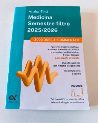 libro preparazione test medicina 