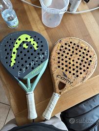 Padel cork e head extreme pro come nuove