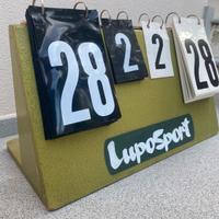 Insegna segnapunti lupo sport vintage anni 70 80