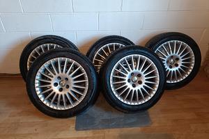 5 Cerchi Alfa Romeo 17" Originali 5x98 + Gomme
