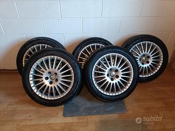 5 Cerchi Alfa Romeo 17" Originali 5x98 + Gomme