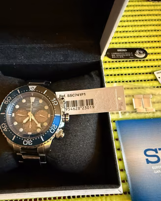 Seiko SSC741P1 Chrono save the ocean solar