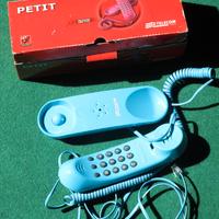 Telefono fisso petit telecom italia azzurro