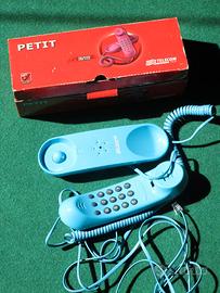 Telefono fisso petit telecom italia azzurro