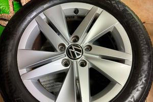 4 Cerchi VW 16” + gomme Continental 205/55 R16