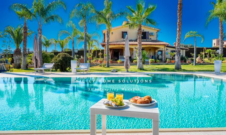 Villa Russo con piscina salata Partinico - 8 Posti