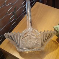 Cestino vetro pressato