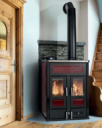 STUFA LEGNA E PELLET KLOVER BI FIRE MID