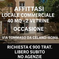 Negozio c1 - appio latino - 2 vetrine