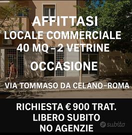 Negozio c1 - appio latino - 2 vetrine