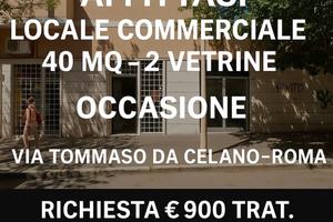 Negozio c1 - appio latino - 2 vetrine