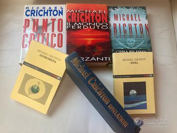 Selezione Michael Crichton lotto 6 libri