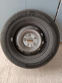 cerchio e 2 pneumatici 215/70/15  ducato