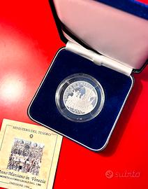 ITALIA 1994 Moneta Argento 1000 Lire Proof