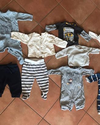 Mix vestiti bimbo 3-6 mesi + regali