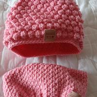 cappellino con scalda collo 