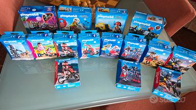Playmobil lotto di 15 set vari tipi + scatola