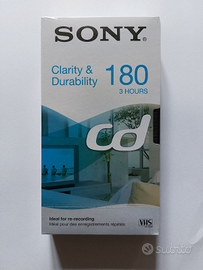Cassetta VHS 180 minuti nuova sigillata