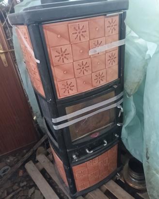 stufa a legna con forno