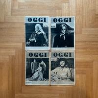4 riviste “Oggi” anno 1951