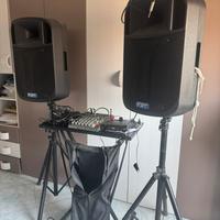 Impianto audio completo professionale