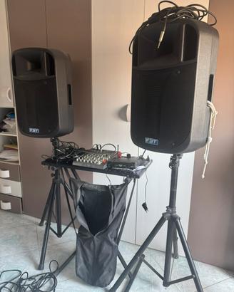 Impianto audio completo professionale