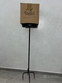 mangiatoia /abbeveratoio da giardino per uccellini