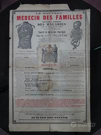 Antica stampa Medicina Francese