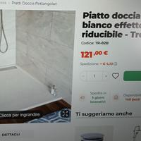 PIATTO DOCCIA 80x120 TREY