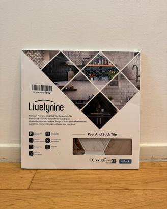 Piastrelle adesive Livelynine esagonali