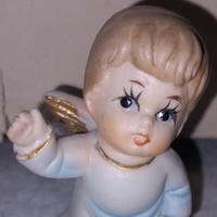 Statuina angioletto in ceramica