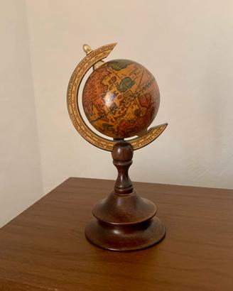 Mappamondo vintage 70/80 scrivania made in italy