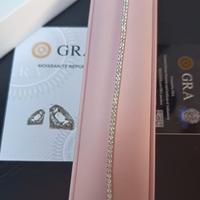 Bracciale Tennis con diamanti Moissanite