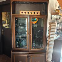 Vetrinetta in legno per cucina