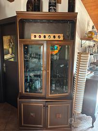 Vetrinetta in legno per cucina