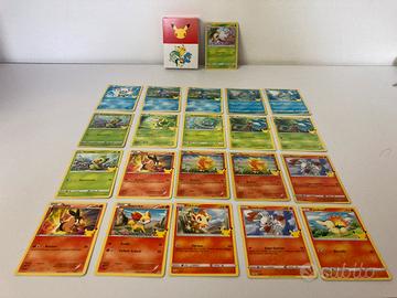 Carte Gioco Deck Cards Mazzo Pokemon 25th