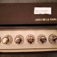 saliera/pepiera in argento 800 