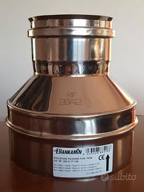 RIDUZIONE INOX 200M/120F STUFA A LEGNA