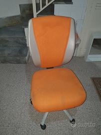 sedia da scrivania con rotelle 