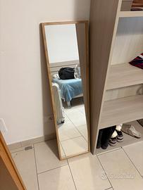 Specchio 122x32cm da parete