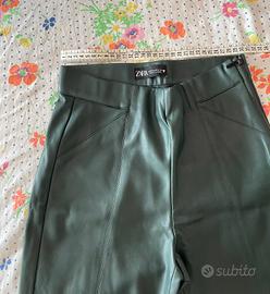 leggins verde scuro