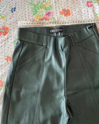 leggins verde scuro