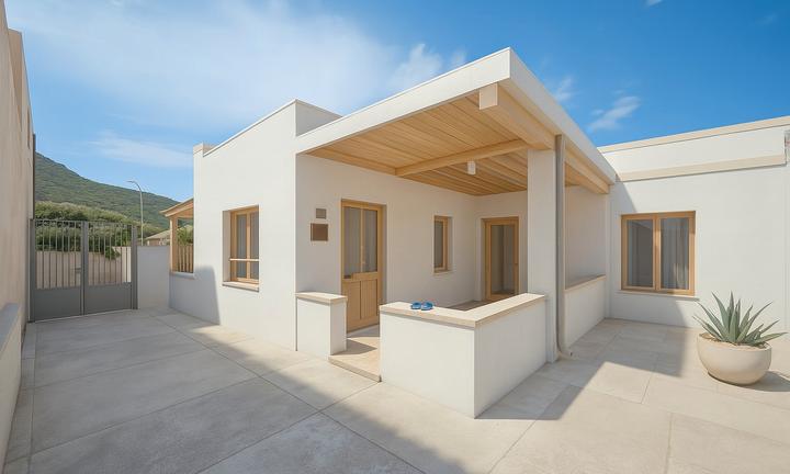 Immobile in fase di ristrutturazione ampi spazi