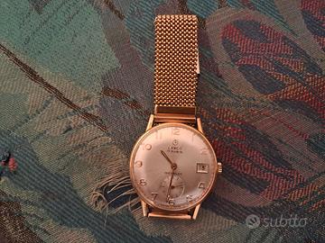 Orologio Lanco vintage placcato oro.