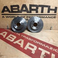 Dischi freno 330 mm 500 abarth baffati e forati