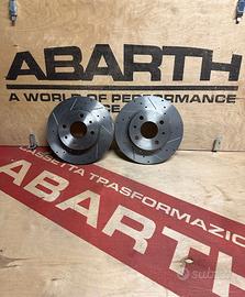 Dischi freno 330 mm 500 abarth baffati e forati