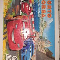 puzzle 104 pezzi disney pixar porto corsa cars